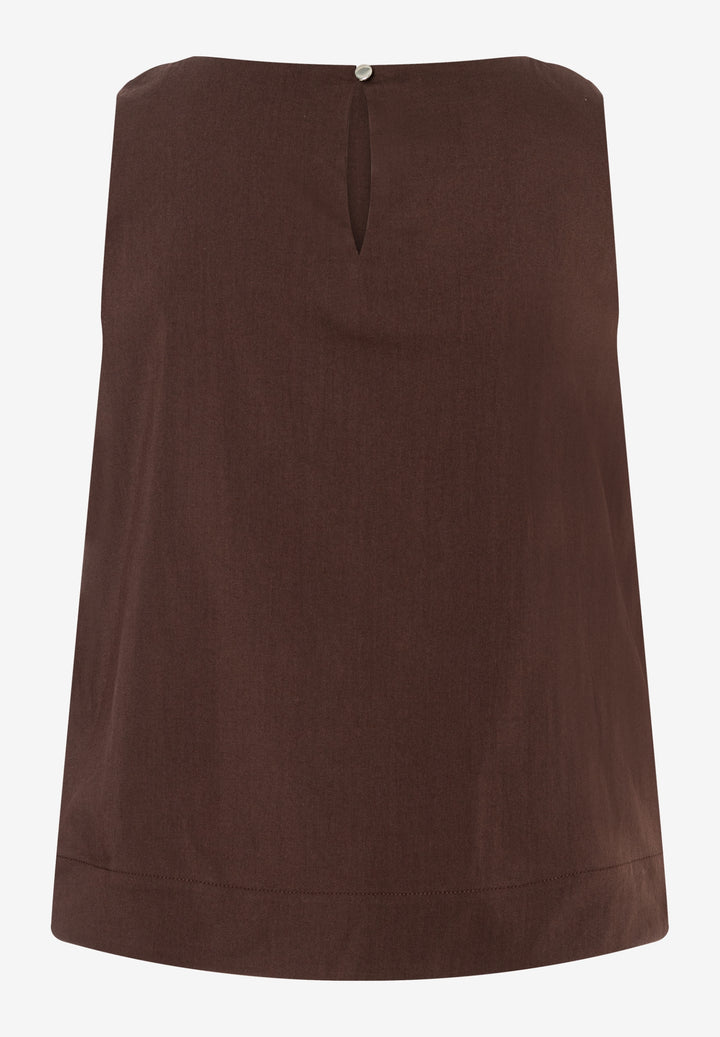 CO-Poplin Top, cool chocolate 0286 Bild 2