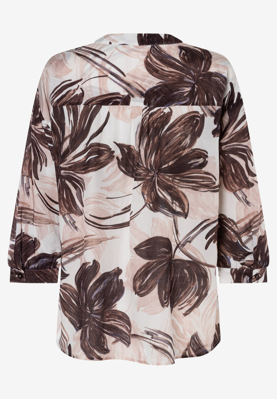 CO-Voile Print Blouse, brushstroke flower print 5286 Bild 2