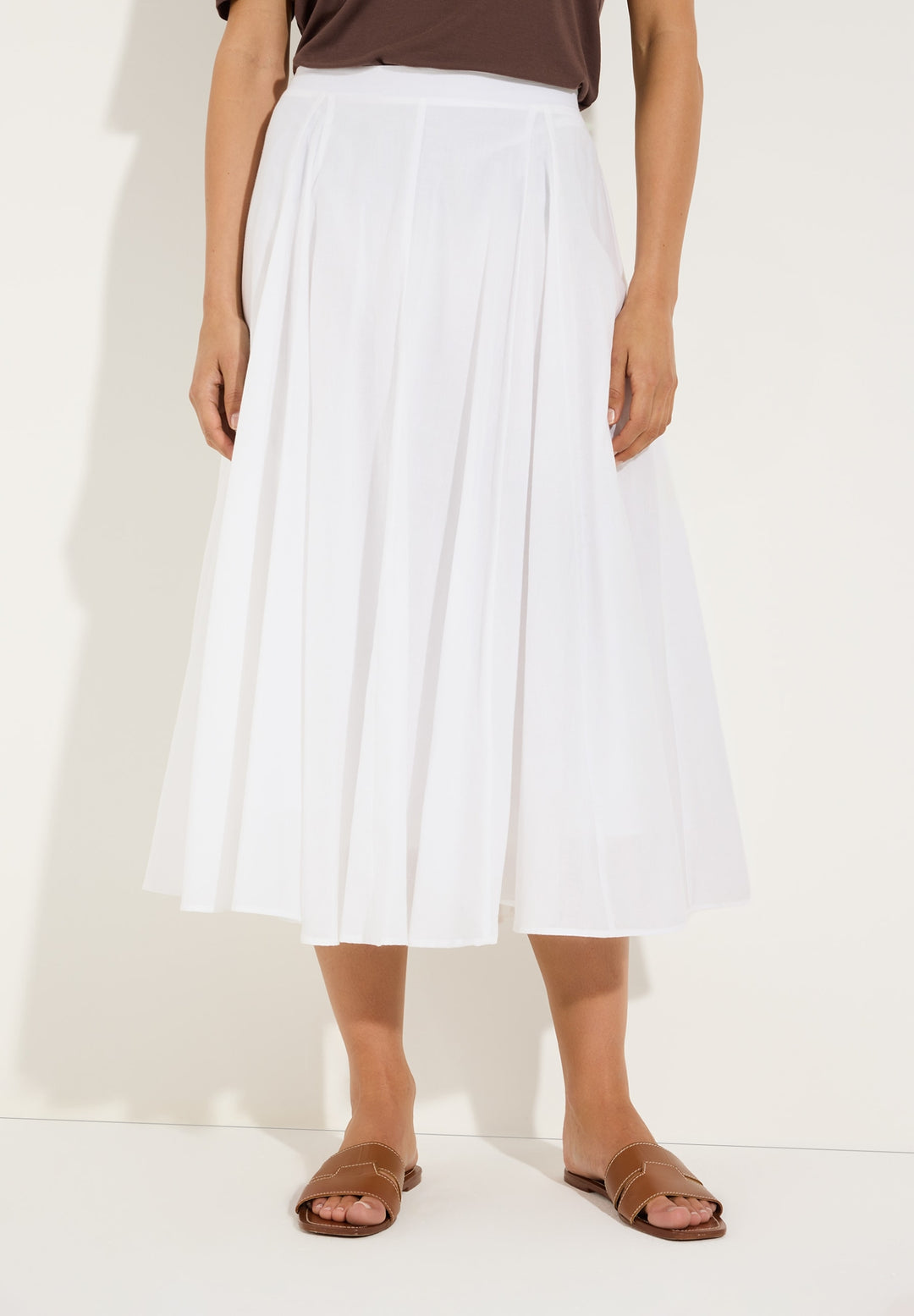 CO-Voile Wide Skirt, white 0010 Bild 3