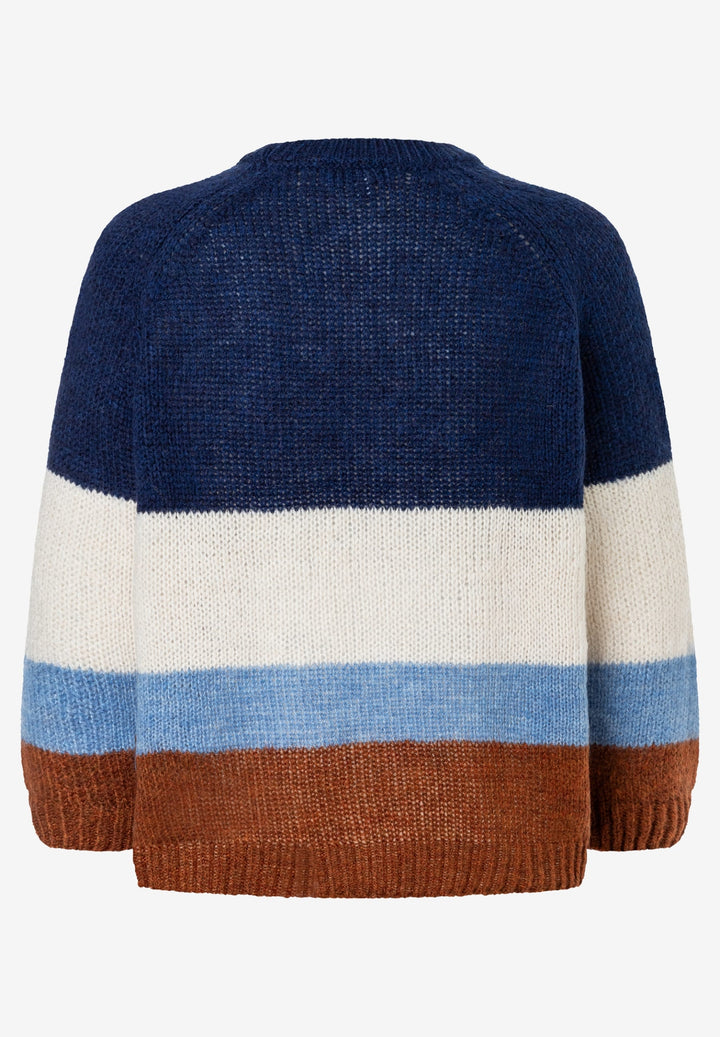 Colorblock-Pullover, 3/4 Sleeve, colourblock pullover 4350 Bild 2