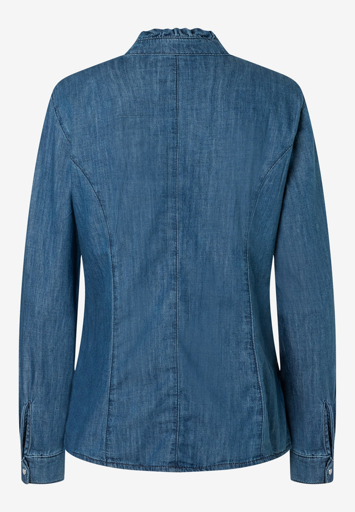 Denim Blouse, middle blue denim 0962 Bild 2