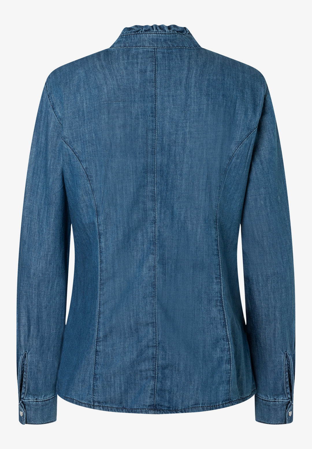 Denim Blouse, middle blue denim 0962 Bild 6