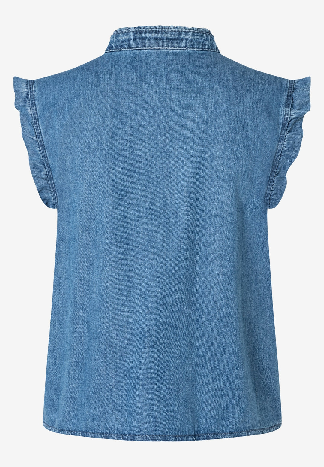 Denim Blouse, middle blue denim 0962 Bild 2