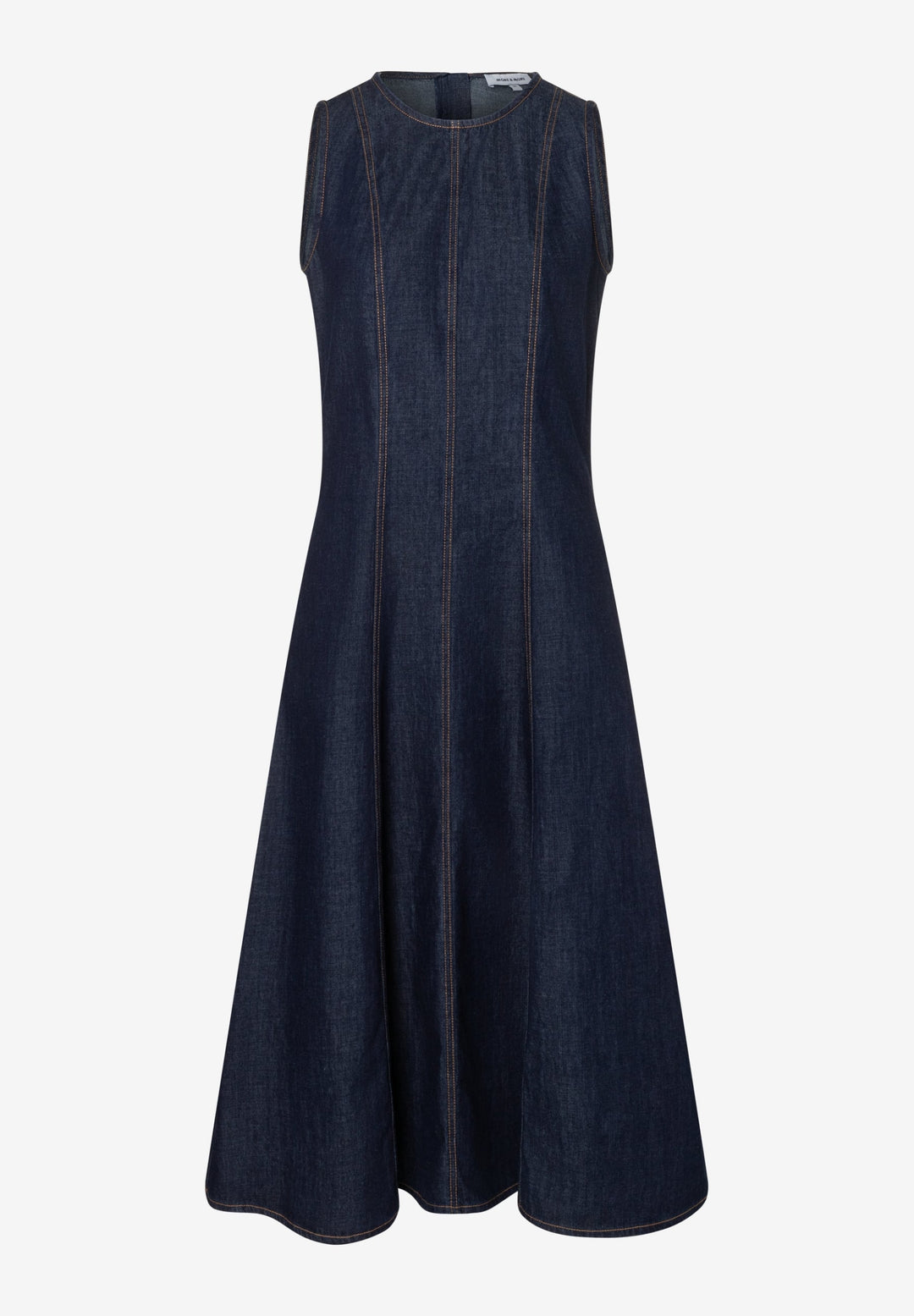 Denim Seam Dress, dark blue denim 0963 Bild 1