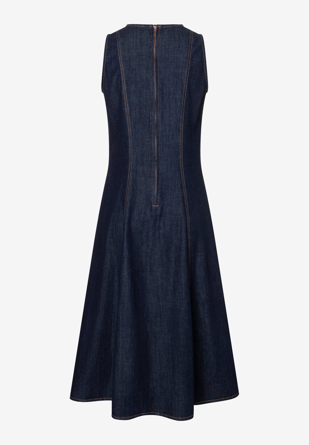 Denim Seam Dress, dark blue denim 0963 Bild 2
