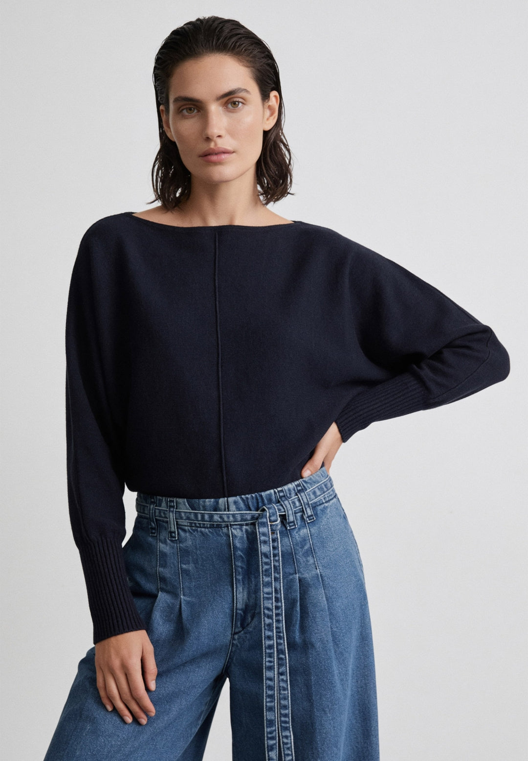 Dollman Pullover Longsleeve, marine 0375 Bild 3