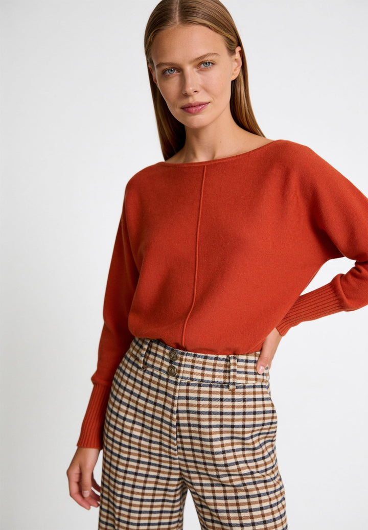 Dollman Pullover Longsleeve, samba orange 0463 Bild 3
