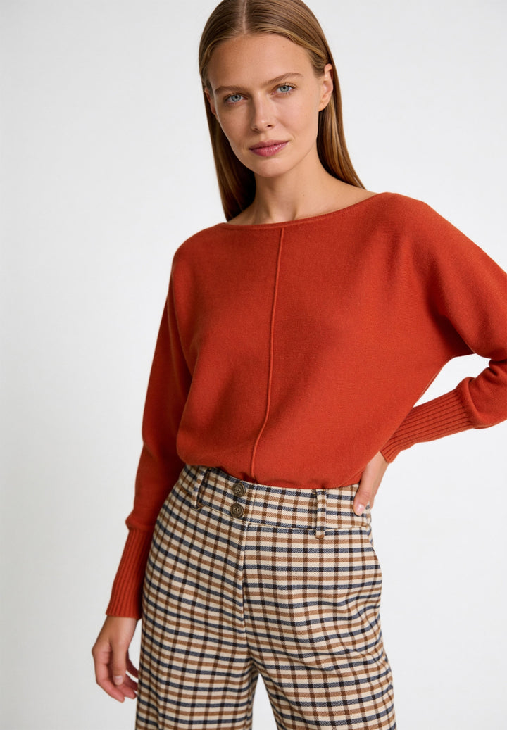Dollman Pullover Longsleeve, samba orange 0463 Bild 3