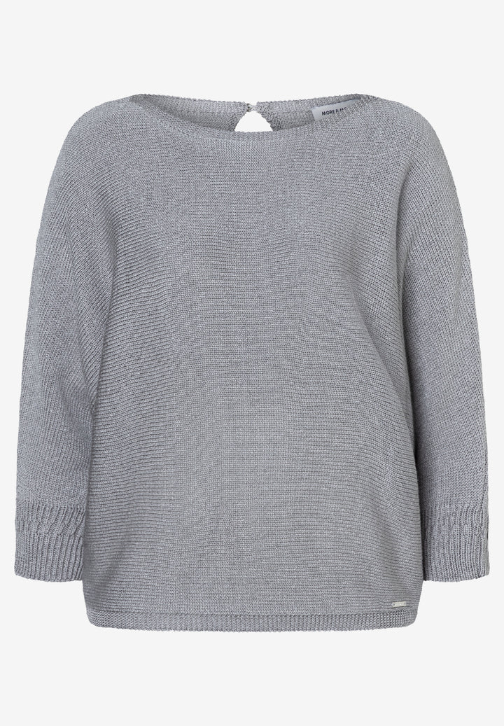 Dolman Pullover, 3/4 Sleeve, new silver grey 0713 Bild 1