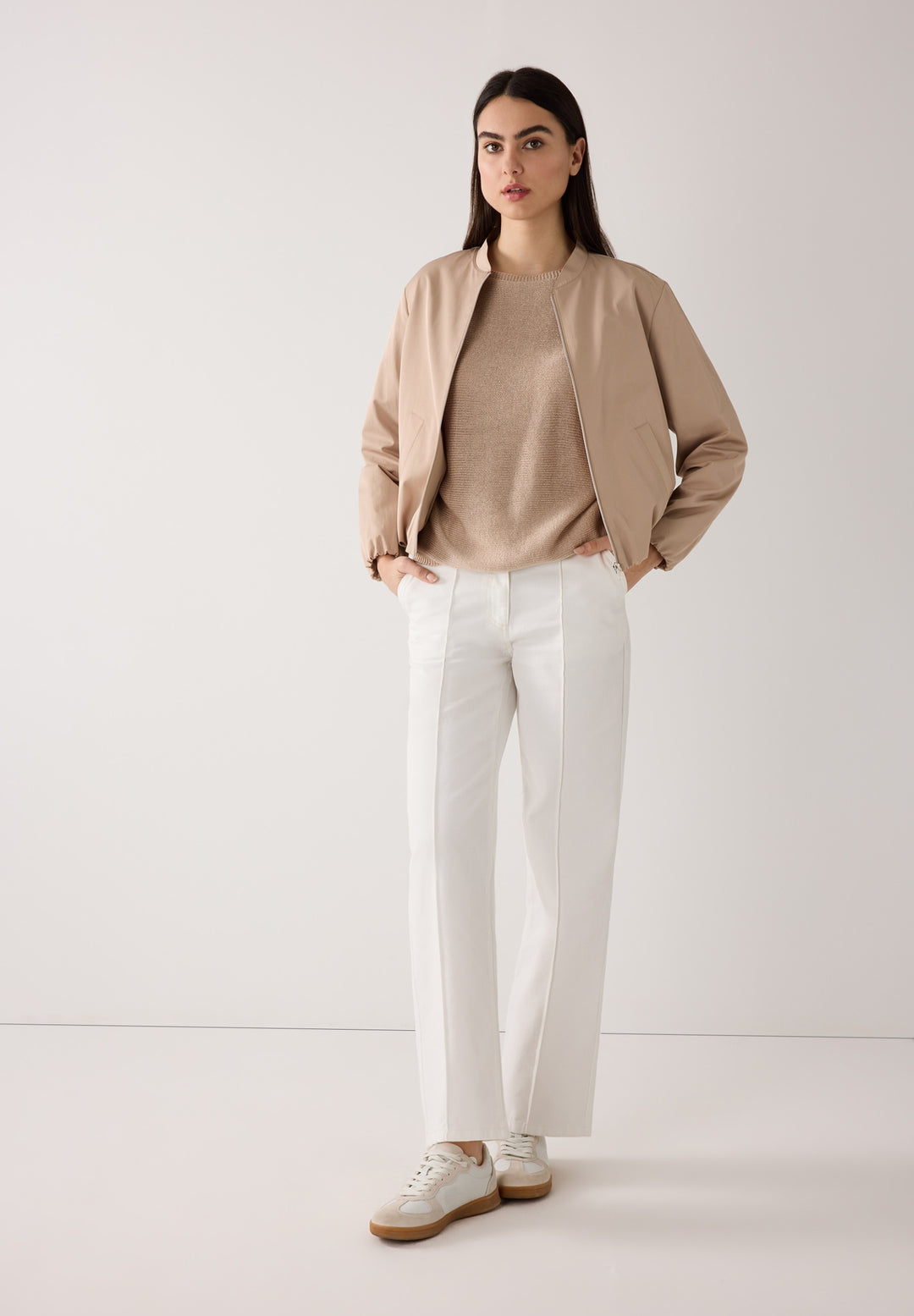 Dolman Pullover, 3/4 Sleeve, powder beige 0214 Bild 8