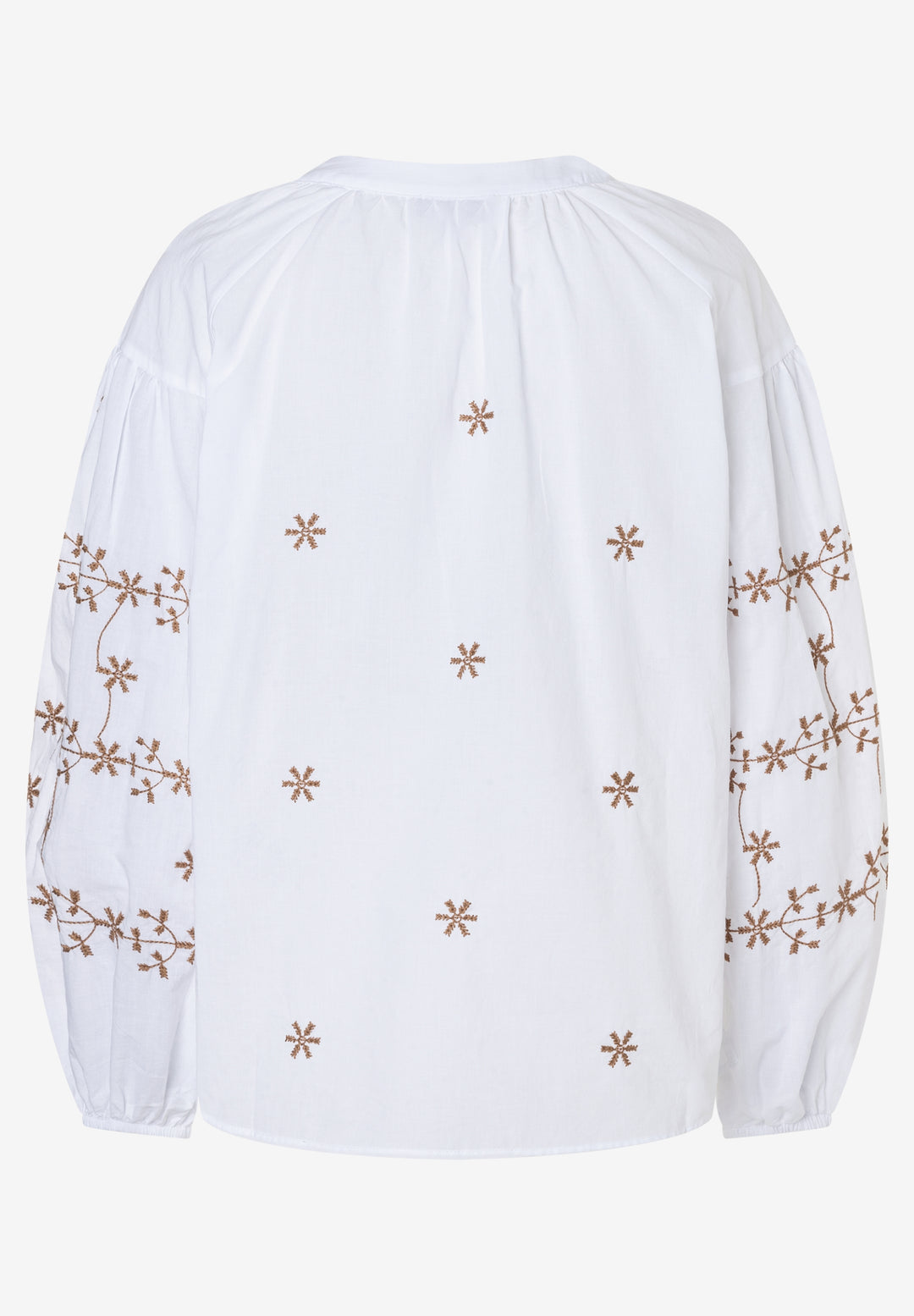 Embroidered Tunic Blouse, white 0010 Bild 2
