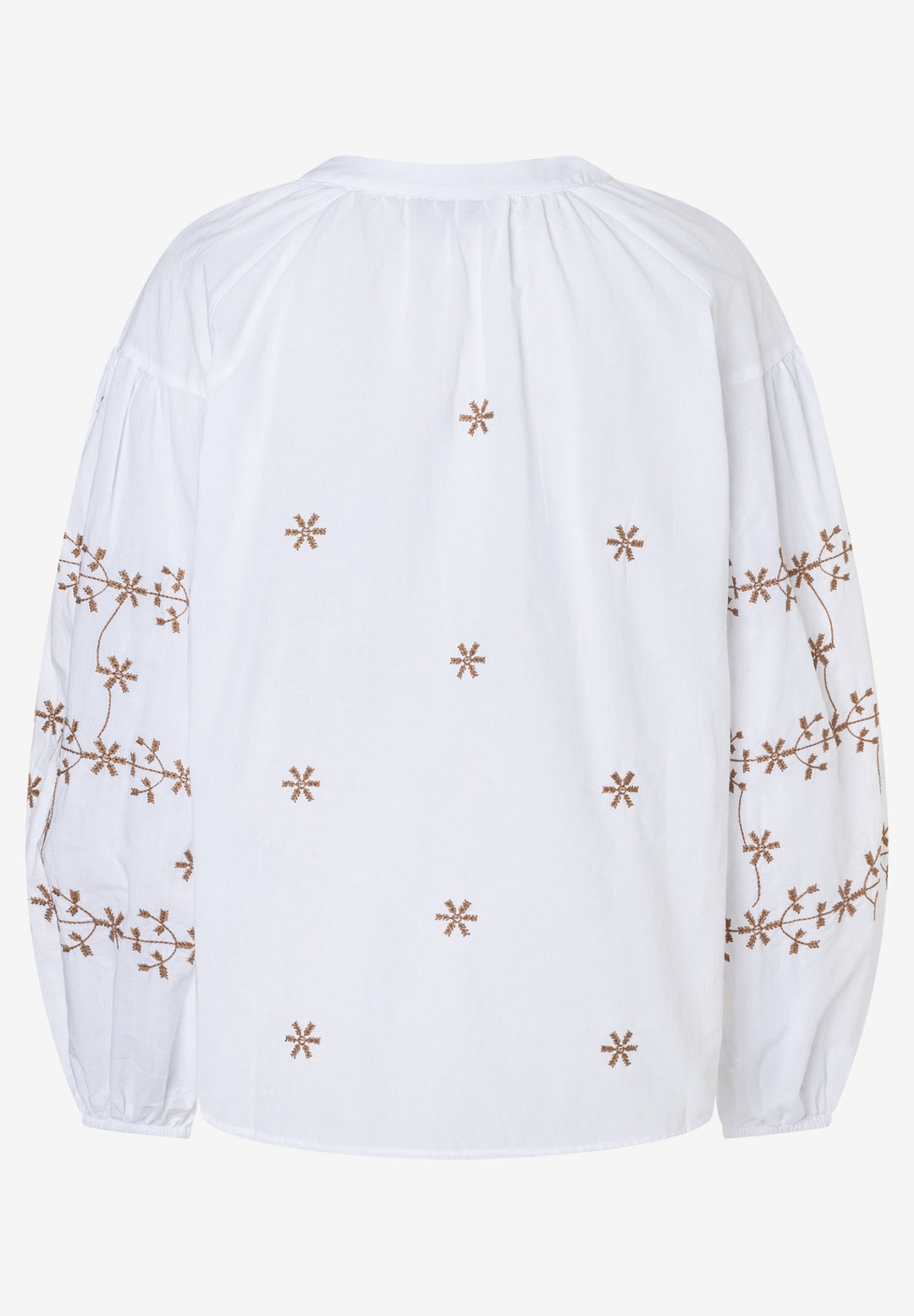 Embroidered Tunic Blouse, white 0010 Bild 2