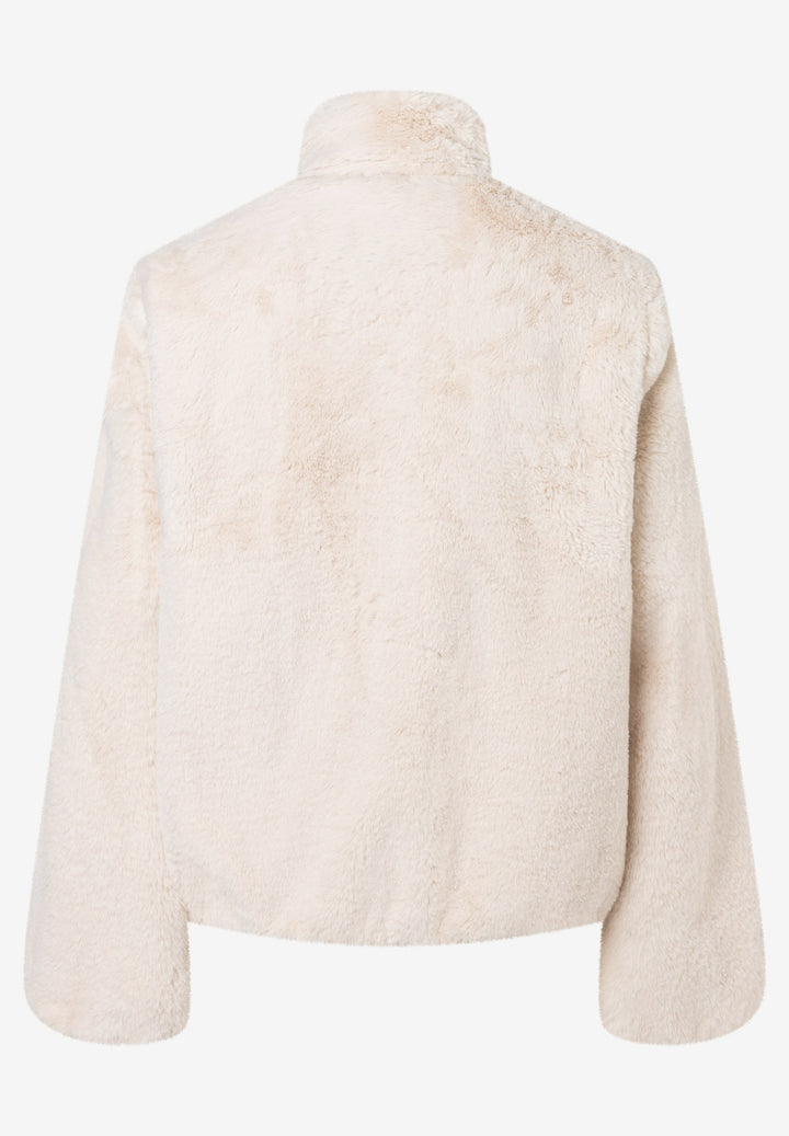Fake Fur Blouson, powder cream 0031 Bild 2