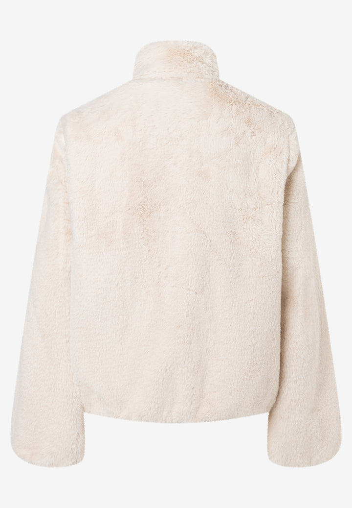 Fake Fur Blouson, powder cream 0031 Bild 6