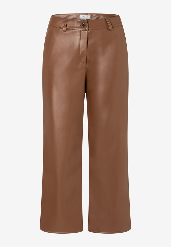 Fake Leather Culotte, espresso brown 0279 Bild 1
