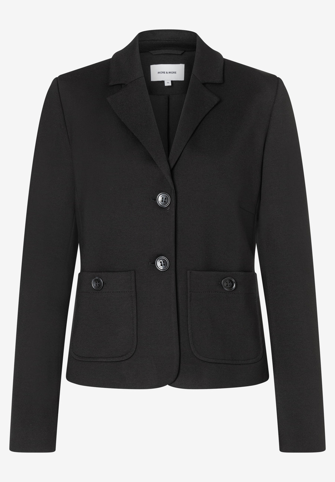 Fashion Jersey Blazer, black 0790 Bild 1