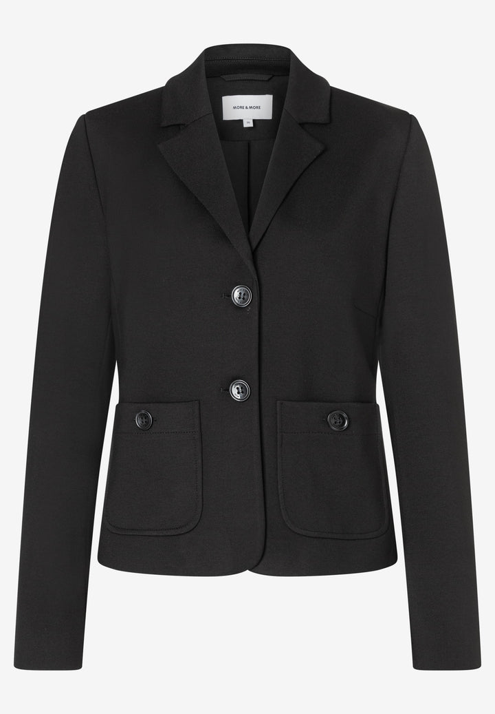 Fashion Jersey Blazer, black 0790 Bild 1