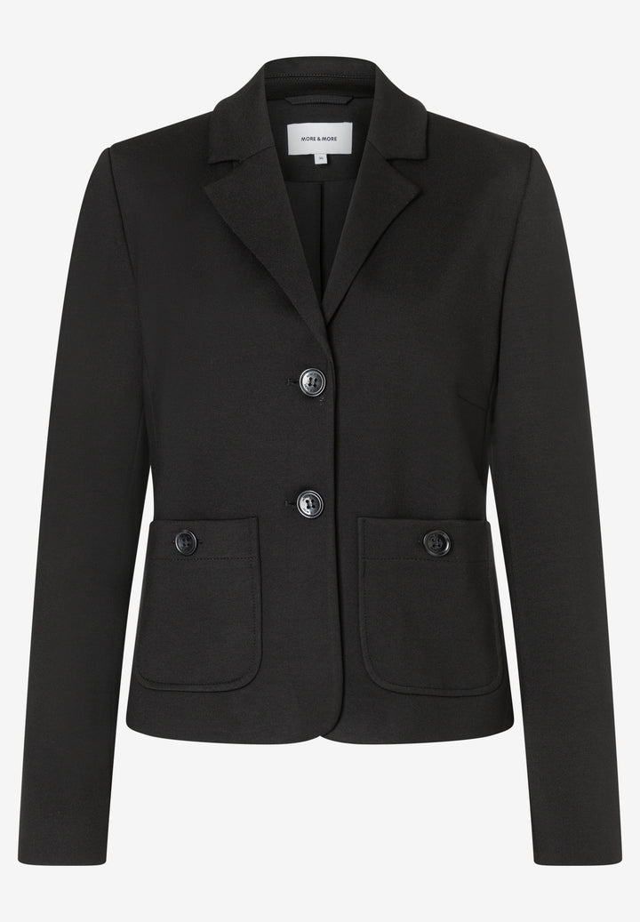 Fashion Jersey Blazer, black 0790 Bild 1