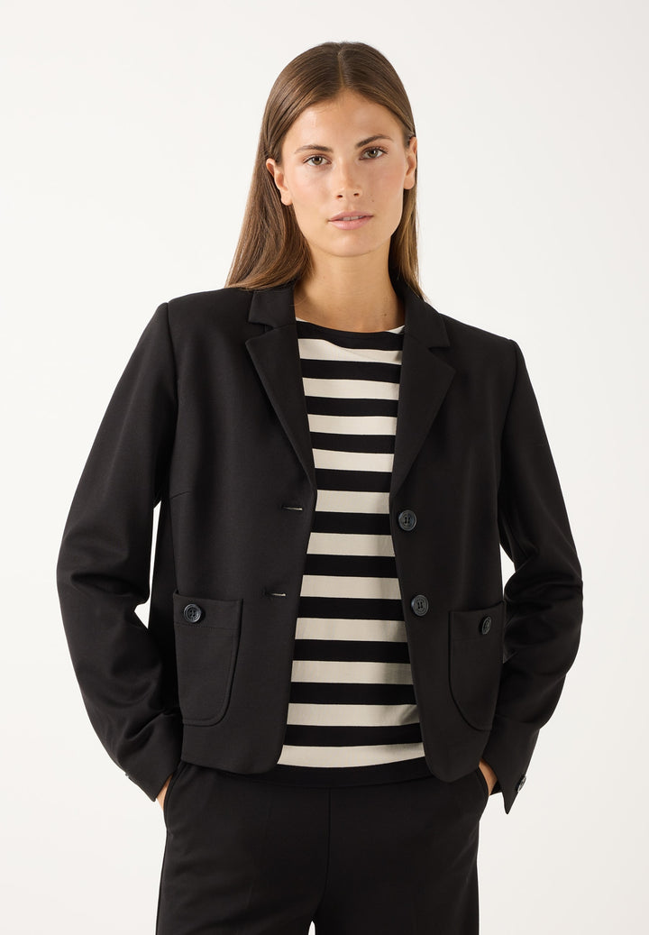 Fashion Jersey Blazer, black 0790 Bild 3