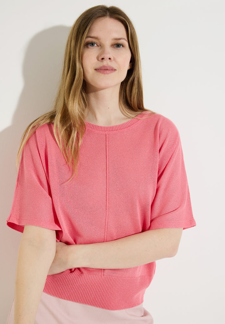 Fine Knit Pullover transparent, faded rose 0865 Bild 3