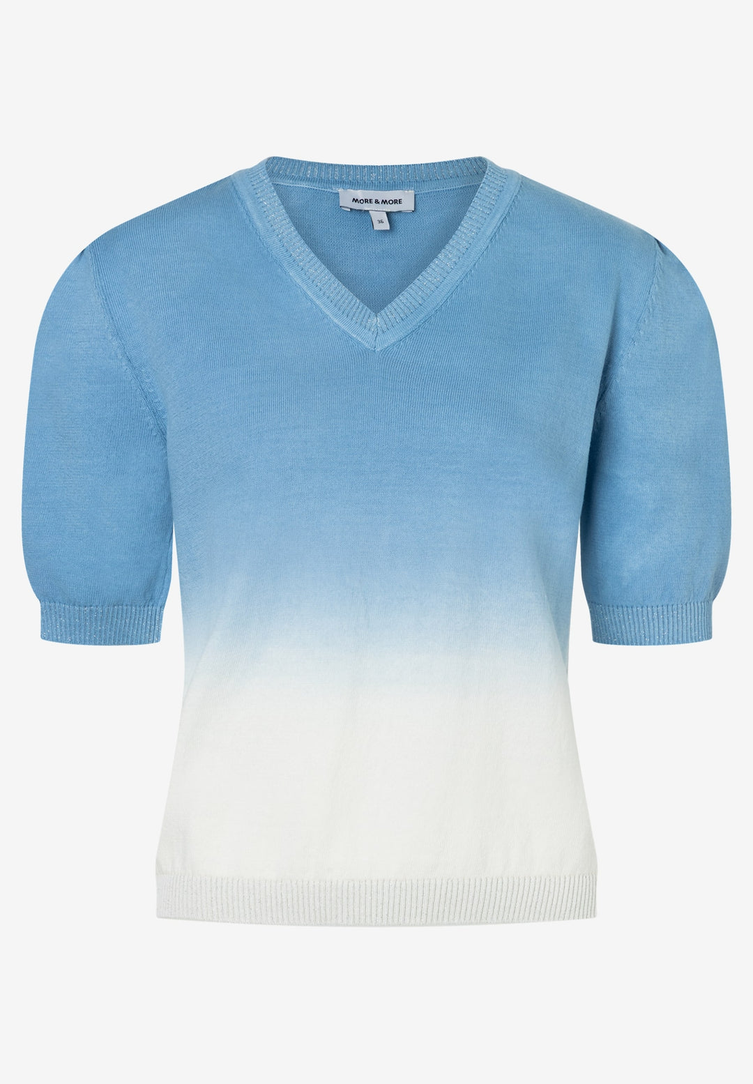 Fine Knit Pullover with Degradee, colour gradient knit cashmere blue 4349 Bild 1