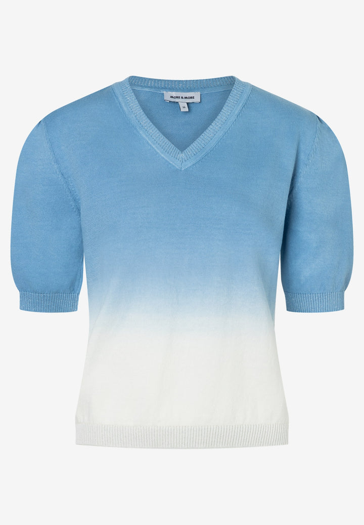 Fine Knit Pullover with Degradee, colour gradient knit cashmere blue 4349 Bild 1