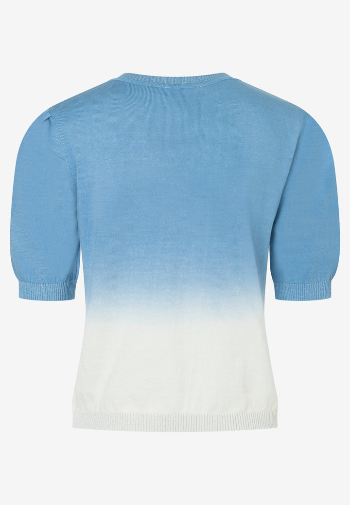 Fine Knit Pullover with Degradee, colour gradient knit cashmere blue 4349 Bild 2