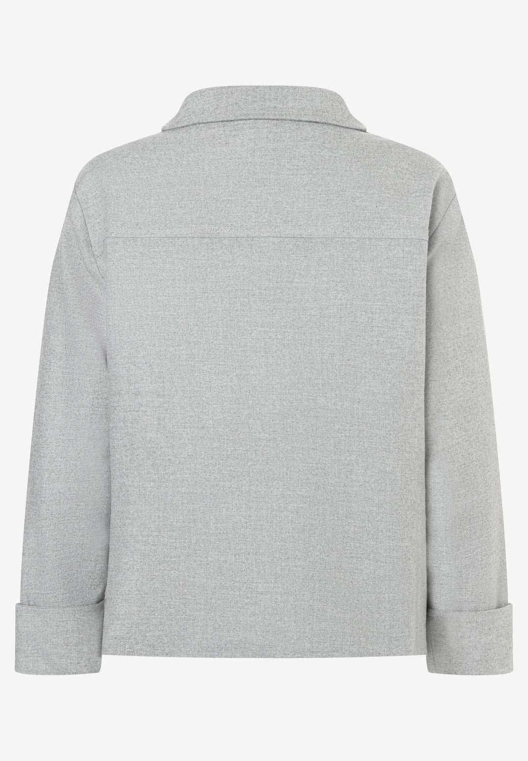 Flanell Jacket, silvergrey melange 0717 Bild 2