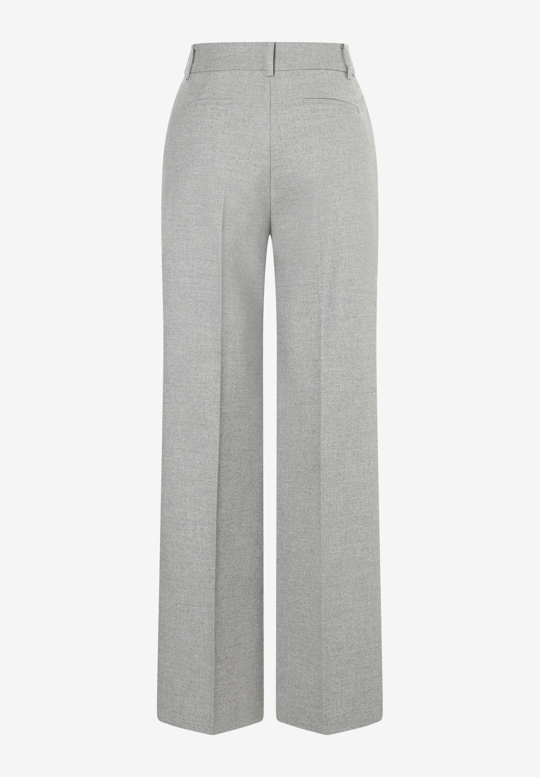 Flanell Wide Leg Pants, silvergrey melange 0717 Bild 2