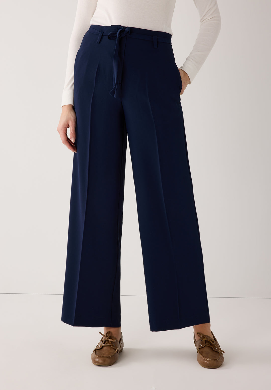 Fluent Wide Leg Pants, classic blue 0373 Bild 3
