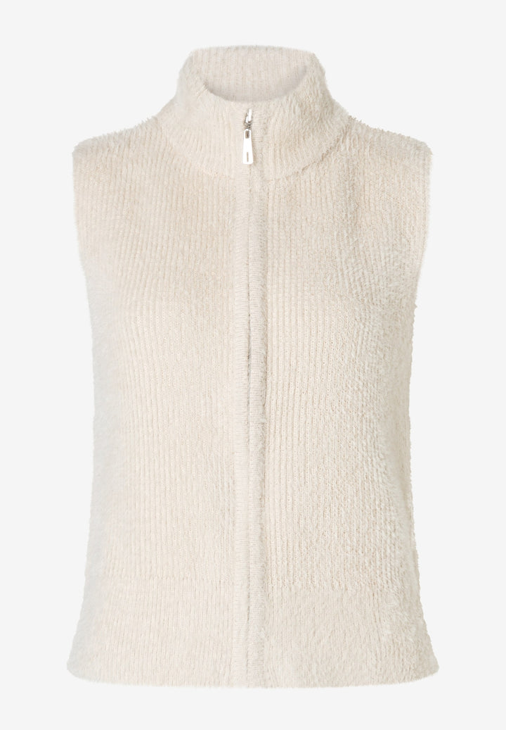 Fuzzy Knit Vest, powder cream 0031 Bild 1