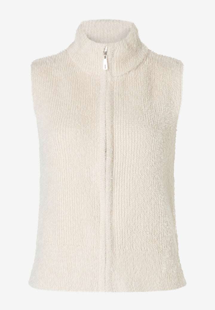 Fuzzy Knit Vest, powder cream 0031 Bild 1