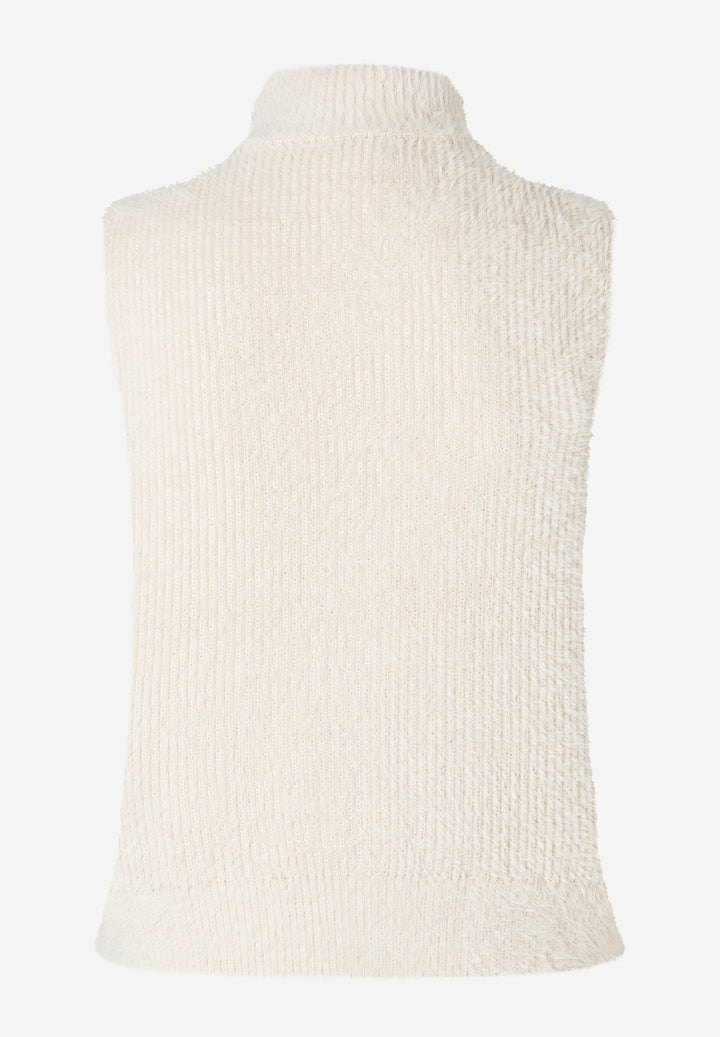 Fuzzy Knit Vest, powder cream 0031 Bild 2