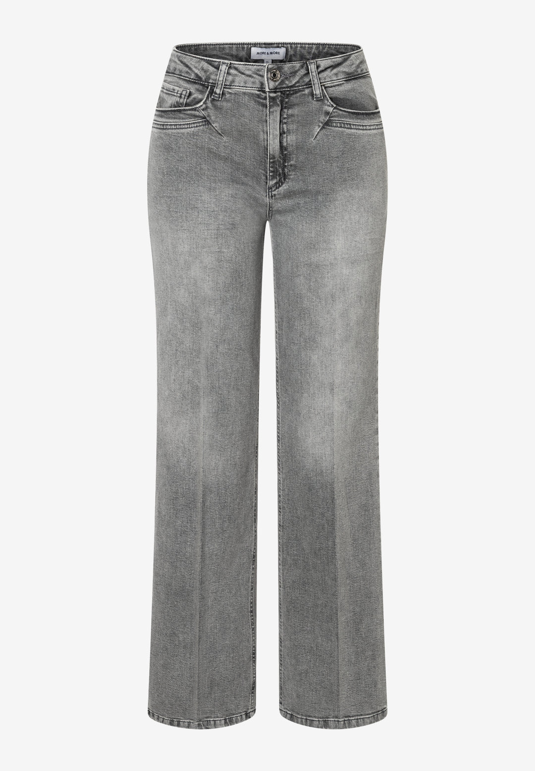 Grey Denim Marlene Pants, mid grey denim 0965 Bild 1