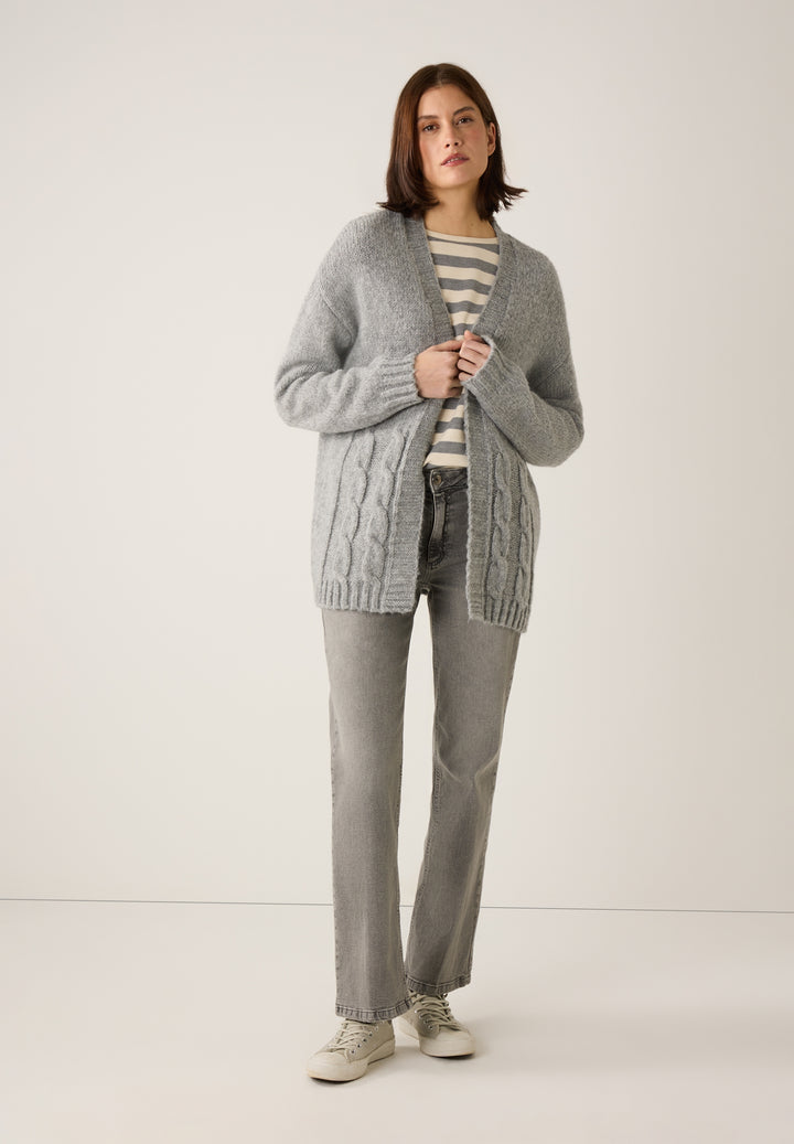 Grey Denim Marlene Pants, mid grey denim 0965 Bild 4