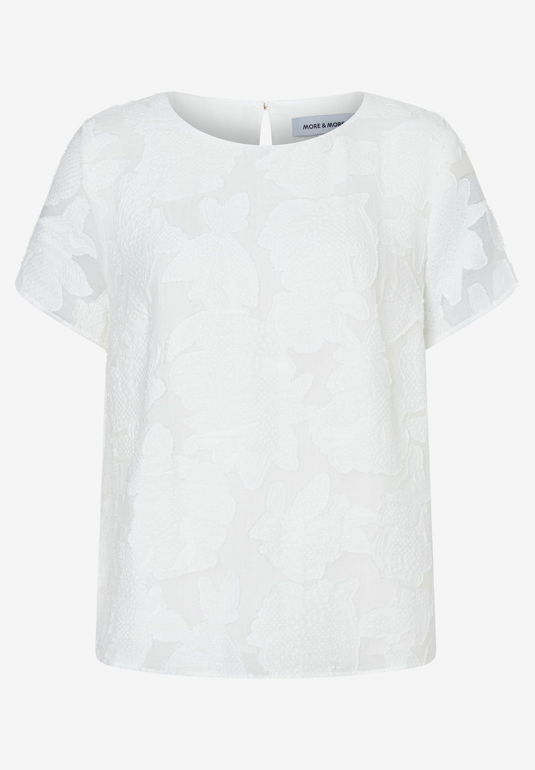 Jacquard Blouse, off white 0041 Bild 1