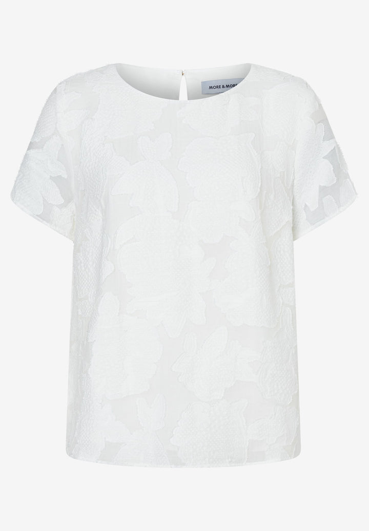 Jacquard Blouse, off white 0041 Bild 1