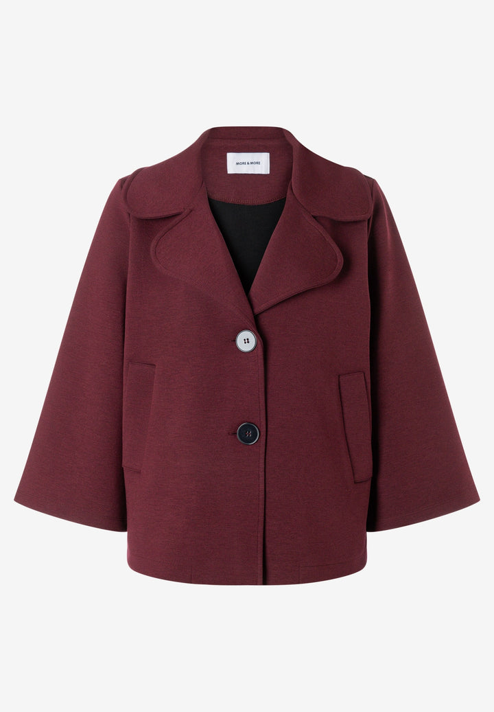 Jersey Jacket 3/4 Sleeves, pomegranate red 0561 Bild 1