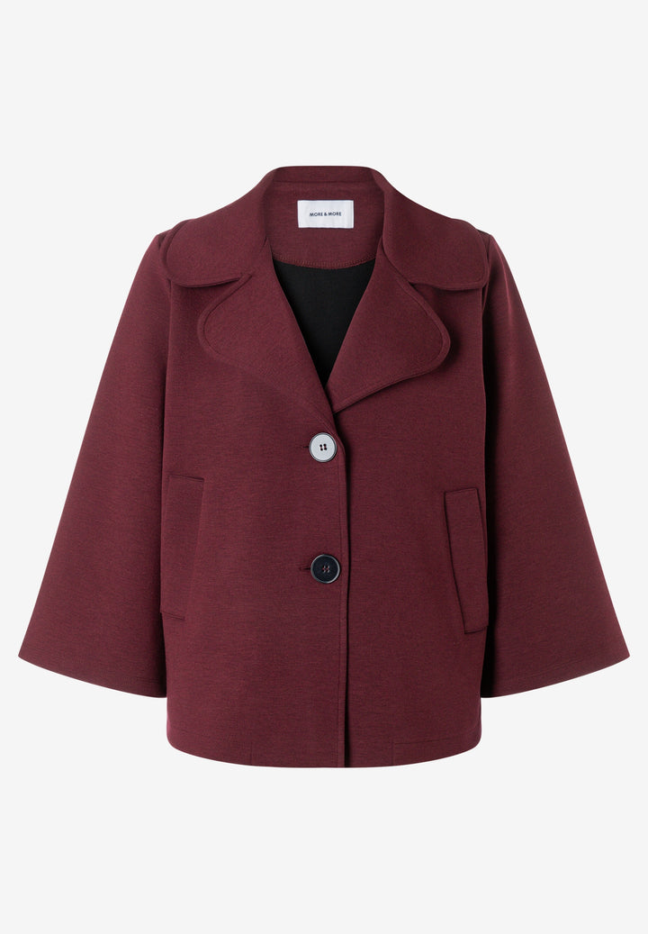 Jersey Jacket 3/4 Sleeves, pomegranate red 0561 Bild 1
