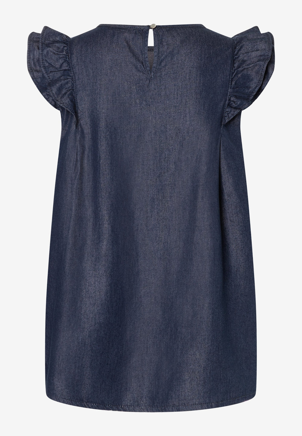 Lyocell Denim Blouse Top, dark blue denim 0963 Bild 2