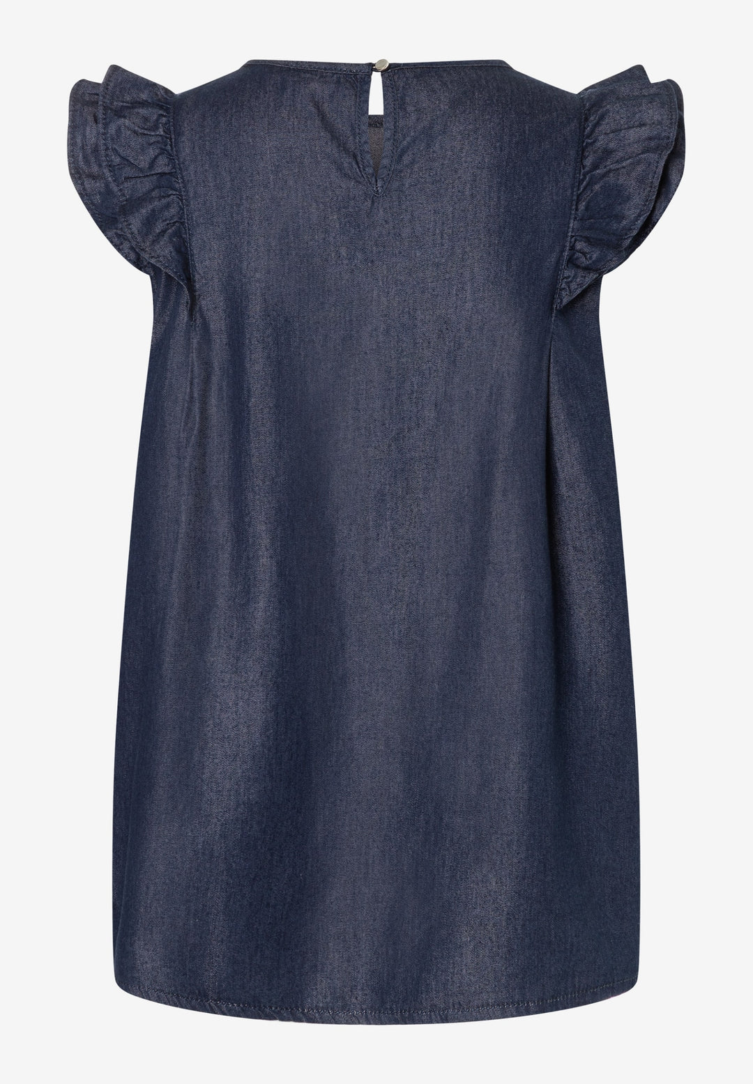 Lyocell Denim Blouse Top, dark blue denim 0963 Bild 2