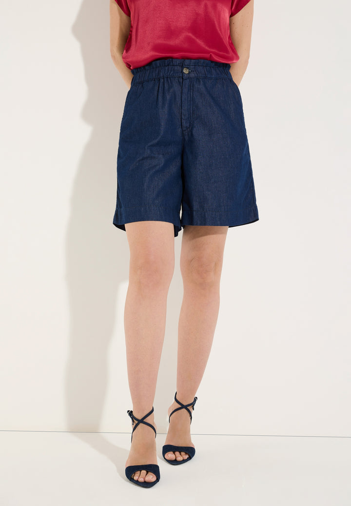 Lyocell Denim Shorts, dark blue denim 0963 Bild 3