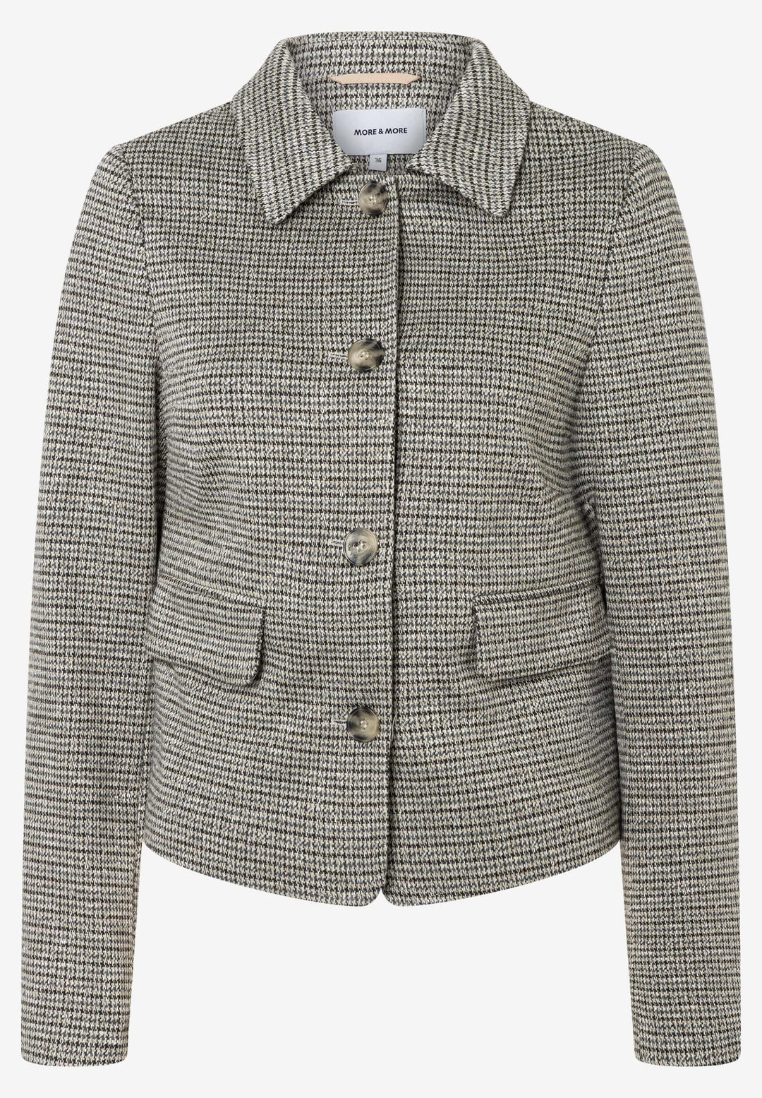 Mini Check Jersey Jacket, mini check jersey 4064 Bild 1
