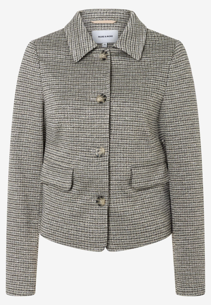 Mini Check Jersey Jacket, mini check jersey 4064 Bild 1