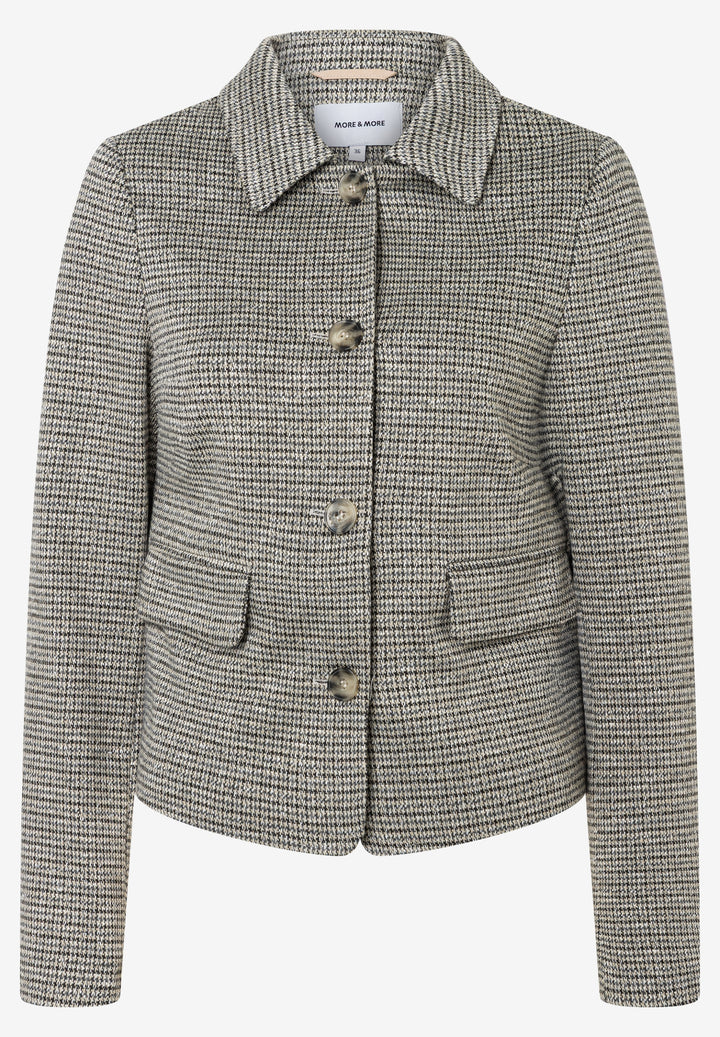 Mini Check Jersey Jacket, mini check jersey 4064 Bild 1