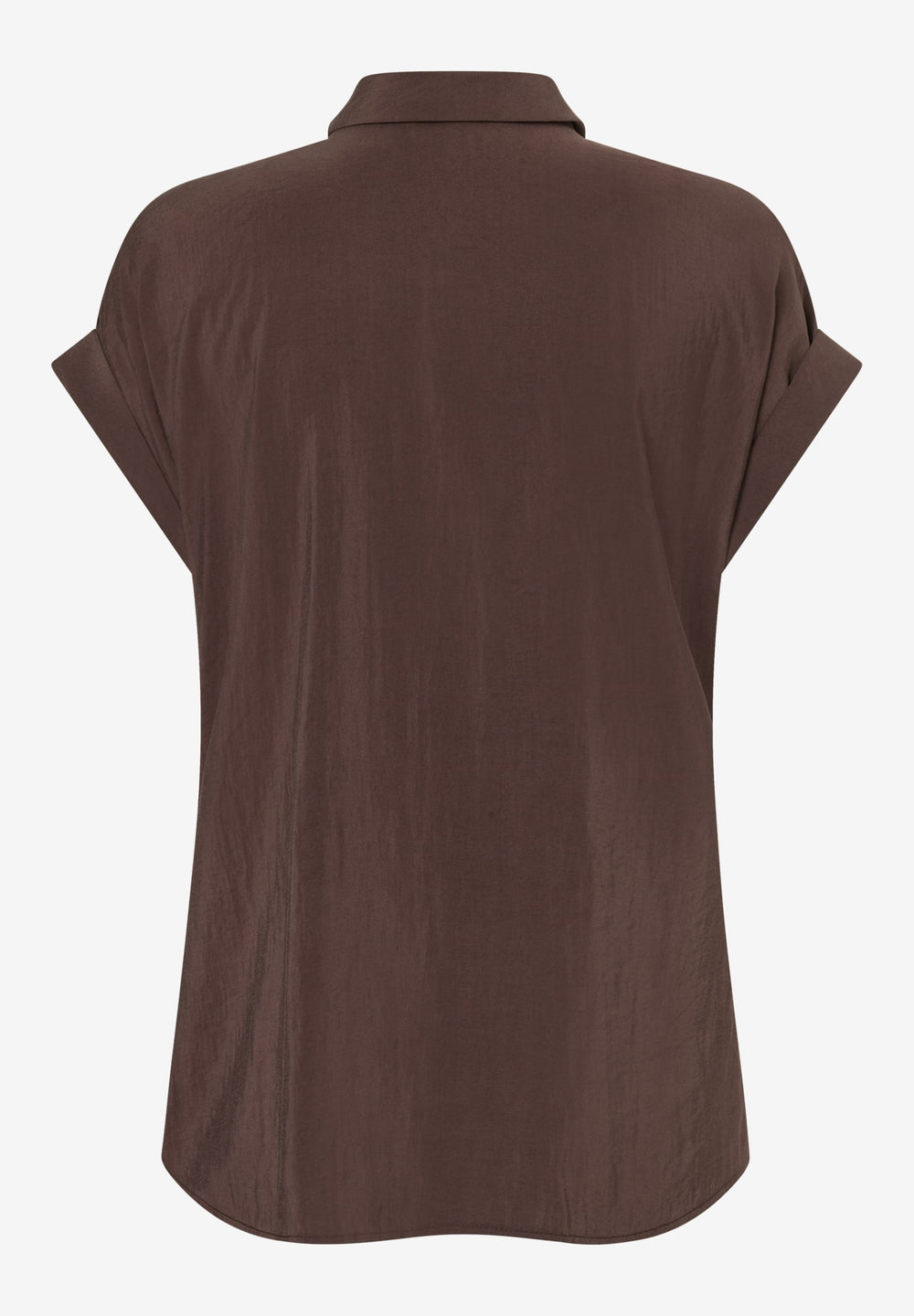 Modal Blend Blouse with Knot Detai, cool chocolate 0286 Bild 2