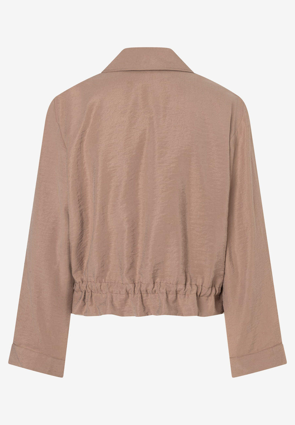 Modal-PES Jacket w Drawstring, ginger brown 0280 Bild 2