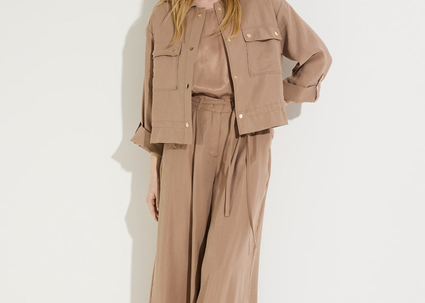Modal-PES Palazzo Pants, ginger brown 0280 Bild 2