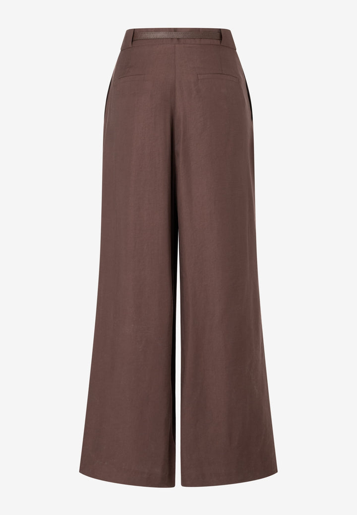 Modal - PES  Pants with Belt, cool chocolate 0286 Bild 2