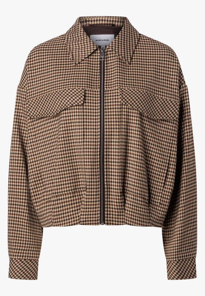 Oversized Blouson, higgins check 3279 Bild 1